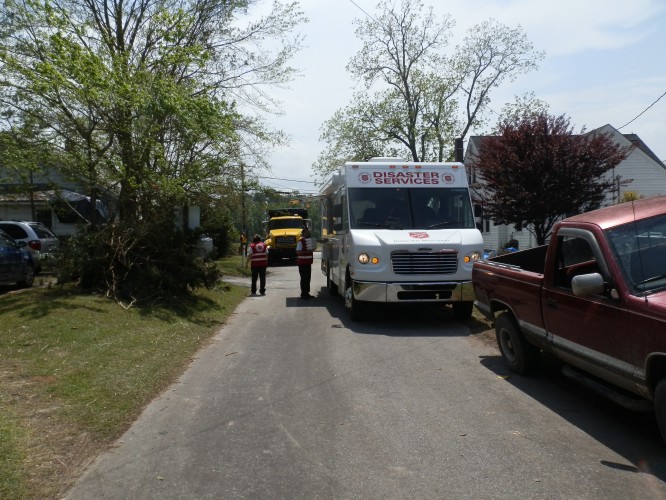 The Salvation Army Continues to Serve Tornado Survivors in North Carolina