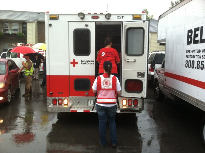 Salvation Army Responds to Mandatory Evacuated Families in North Nashville