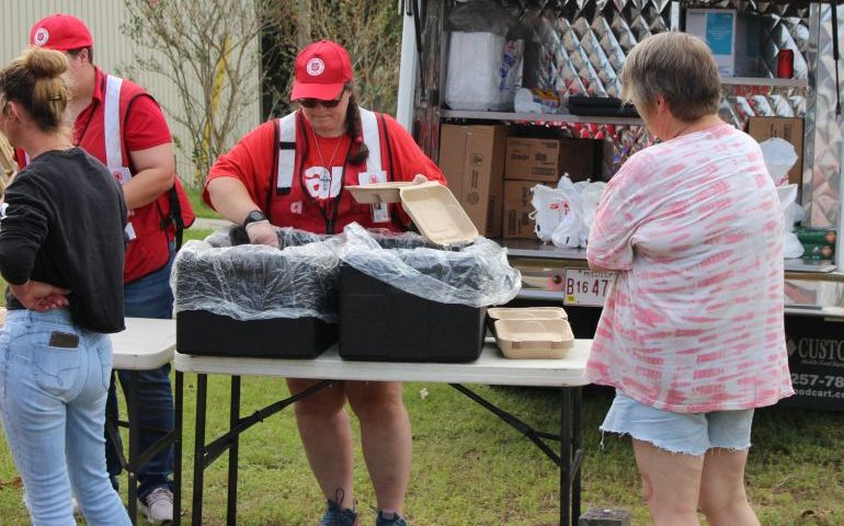 Rain or Shine, The Salvation Army Serves in Douglas, Georgia