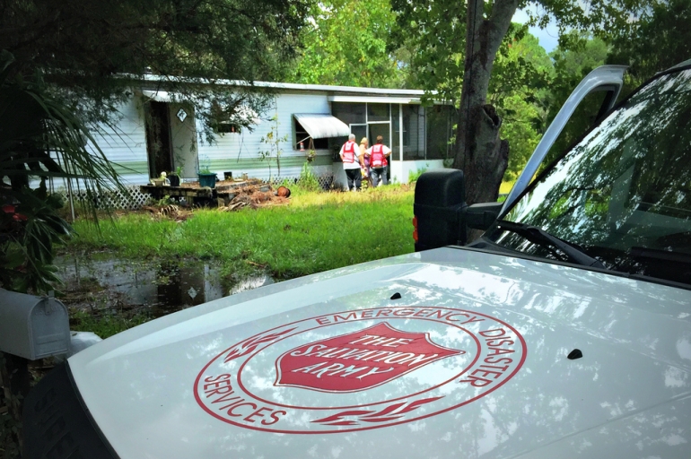 Daily Meals Served by Salvation Army Increases as Recovery Efforts Continue