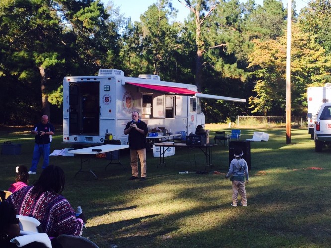 The Salvation Army Georgetown, SC leads worship service for recovering community