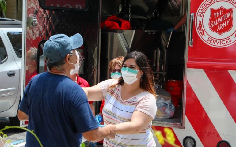 The Salvation Army Provides a 'Ton' of Hope and Meals to Florida Senior Living Community