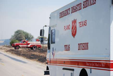 First-Responders the Focus of Salvation Army Relief as Texas Wildfires Spread