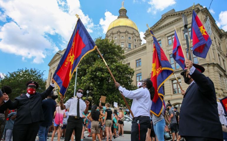 Salvationists Serve at Atlanta March Against Racism