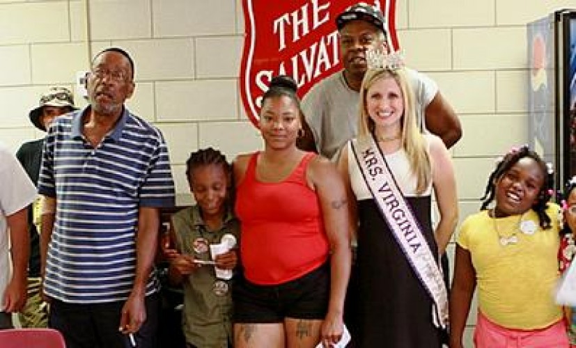 Mrs. Virginia Visits Salvation Army To Talk Disaster Preparedness