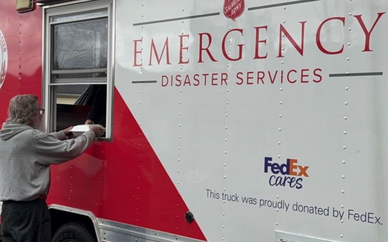 The Salvation Army Deploys FedEx Mobile Kitchen to East Tennessee Following Hurricane Helene