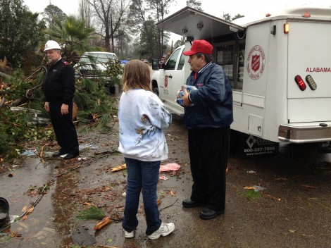 Salvation Army Relief Crews to Continue Service on Wednesday