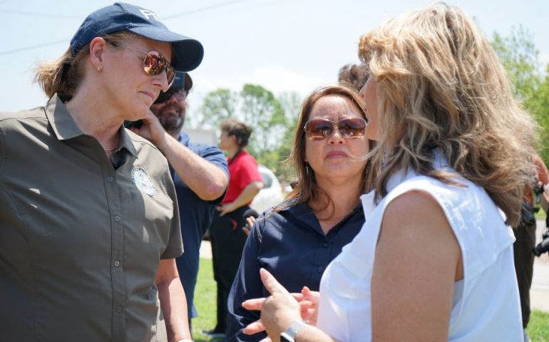 Assessing the Aftermath: Salvation Army Tours with National FEMA Director in Devastated Areas in Oklahoma