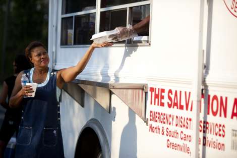 The Salvation Army Disaster Assistance Teams Focused on Mass Feeding 