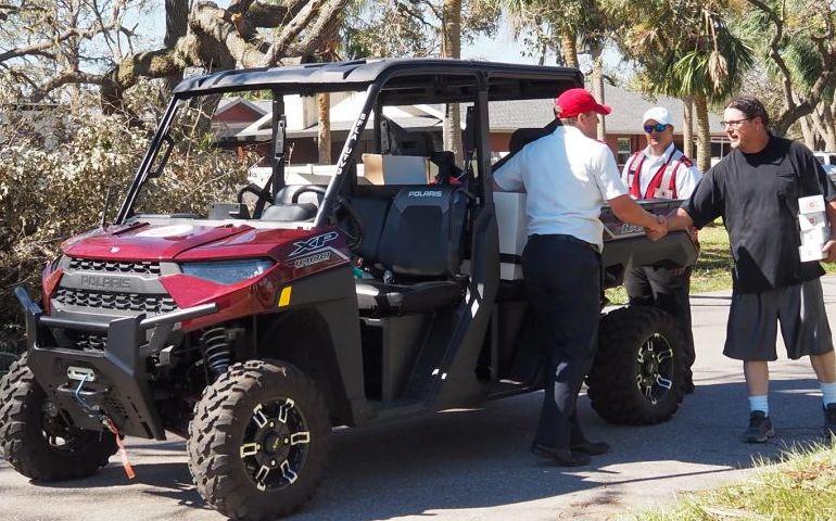 Polaris Vehicles Essential In Salvation Army Hurricane Response