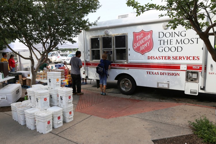 Clean Up Begins in San Marcos as Salvation Army Service Continues