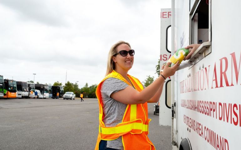 Salvation Army Actively Serving/Preparing in New Orleans & Baton Rouge Over Weekend