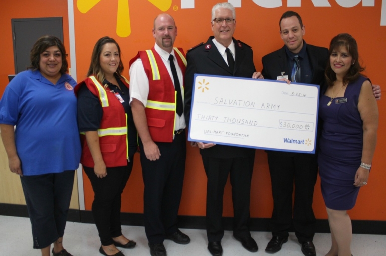 Walmart Foundation donates $30,000 for the Clayton Fire Recovery