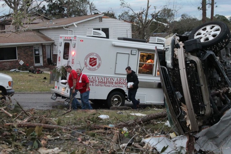 Salvation Army Helps With Pensacola Tornado Recovery