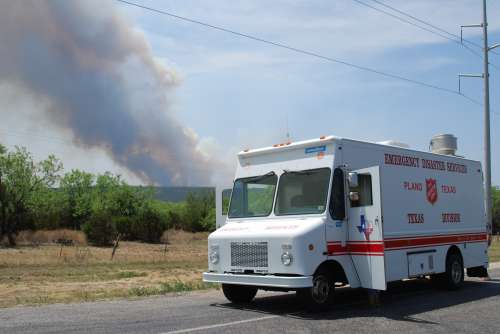 Salvation Army Supports Texas Wildfire Fighters