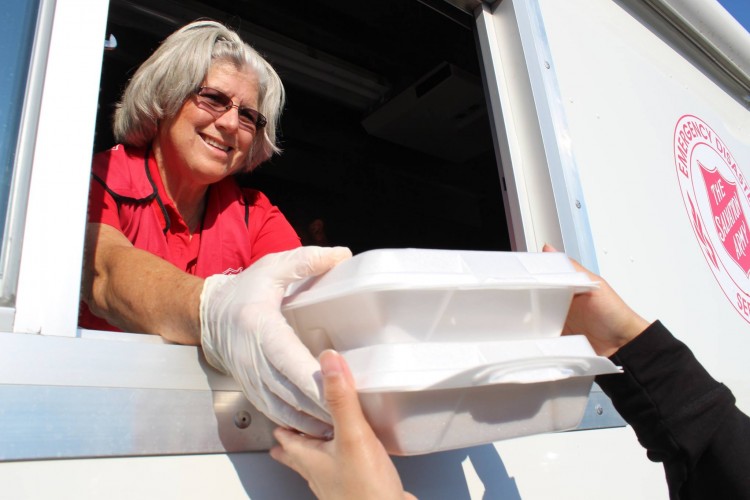 Salvation Army Providing Meals in Napa for Third Straight Day 