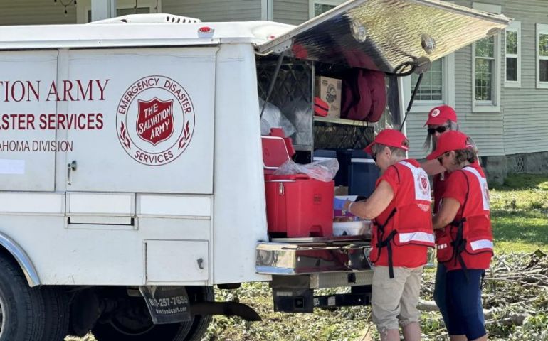 The Salvation Army of Arkansas and Oklahoma Expands Service After Tornadoes 