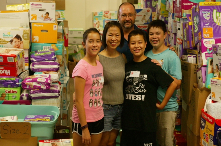 Texas Family Serves Together at The Salvation Army in Baton Rouge