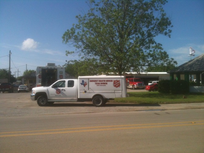 Texas Salvation Army Responds to Rio Vista Tornado