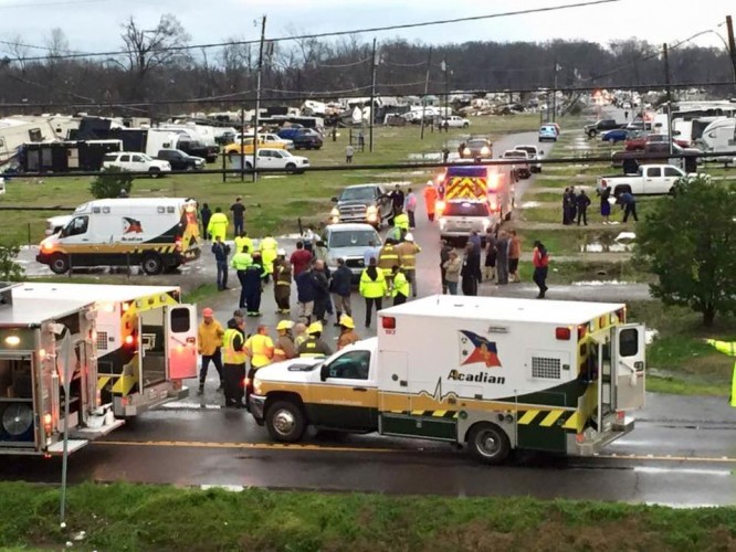 The Salvation Army responds to devastated RV park in Convent, Louisiana