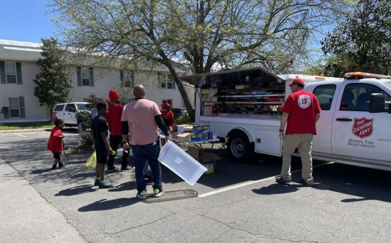 The Salvation Army Continues to Serve in Central Arkansas Tornado Recovery Efforts