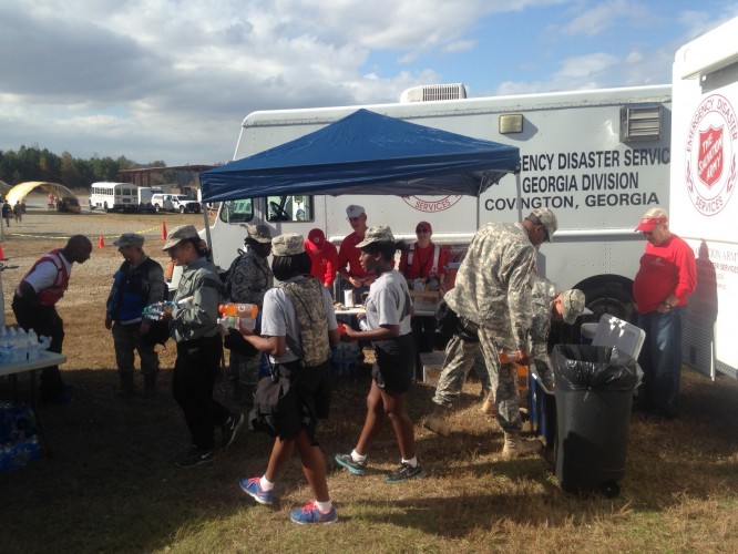 The Salvation Army takes Part in WMD Military Drills