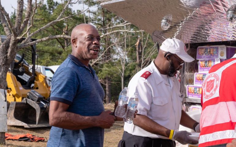 President Trump Visits Tornado Ravaged Lee County & The Salvation Army Continues to Serve