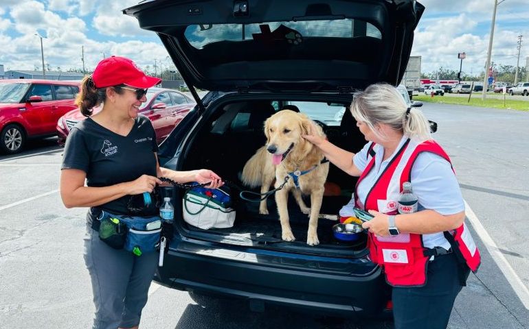 Canines for Christ Serves Salvation Army Personnel and Residents in Perry, Florida