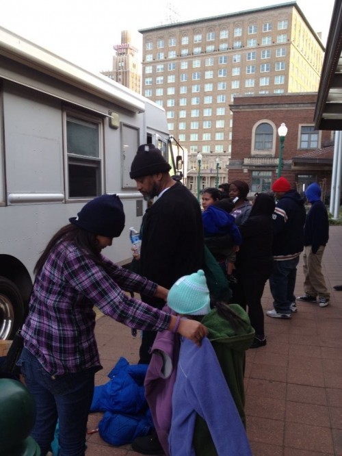 The Salvation Army Serves Stranded Bus Passengers