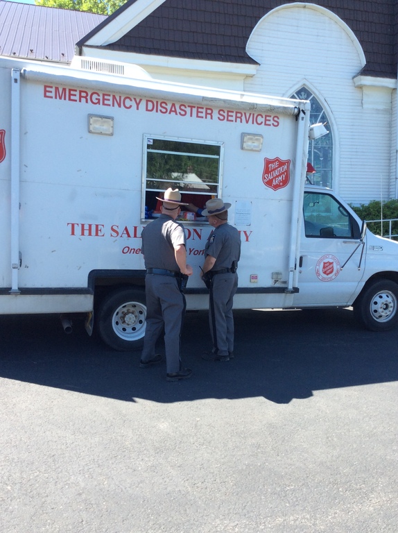 The Salvation Army assists search and rescue efforts in Delaware County, NY