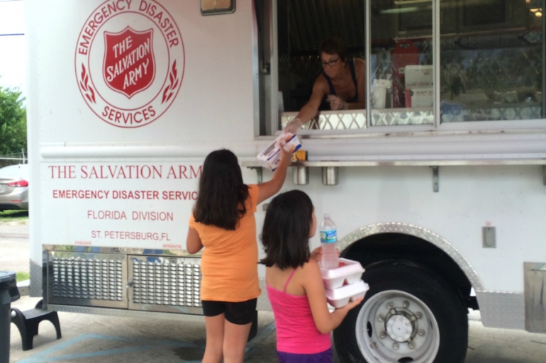 Salvation Army Provides Long-Term Care After Tropical Storm Colin