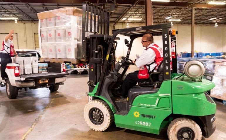 The Salvation Army in Texas Staging for Potential Response to Tropical Storm Ida